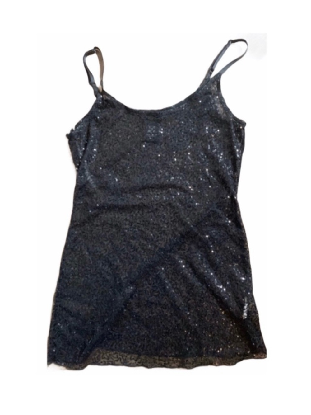 Metaphor Black Sequined Top